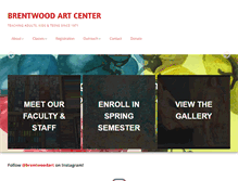 Tablet Screenshot of brentwoodart.com